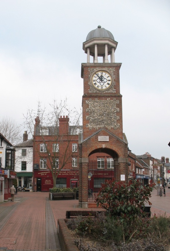 Photo of clock tower in Chesham High Street