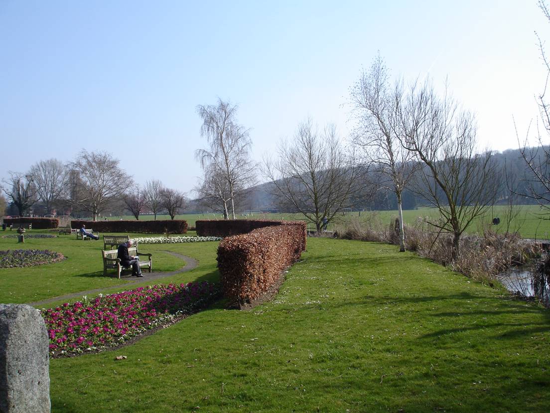 Photo of the public park at The Rye in High Wycombe